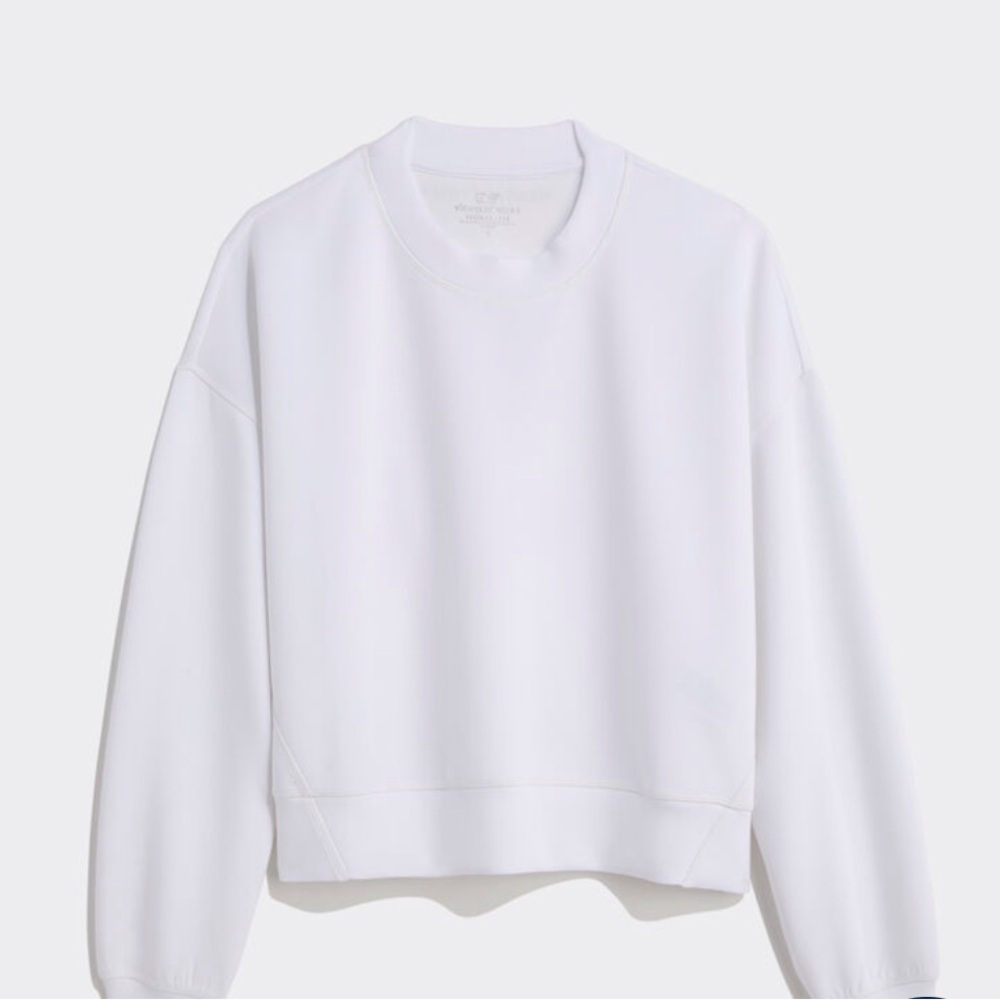 Women’s Silky Scuba Cropped Crewneck Sweatshirt